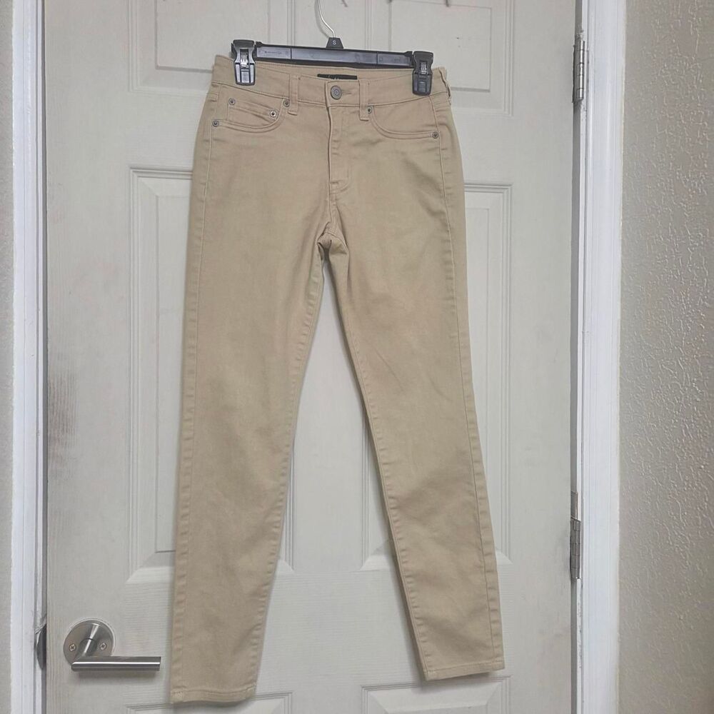 Aeropostale Women's Tan and Cream Jeans